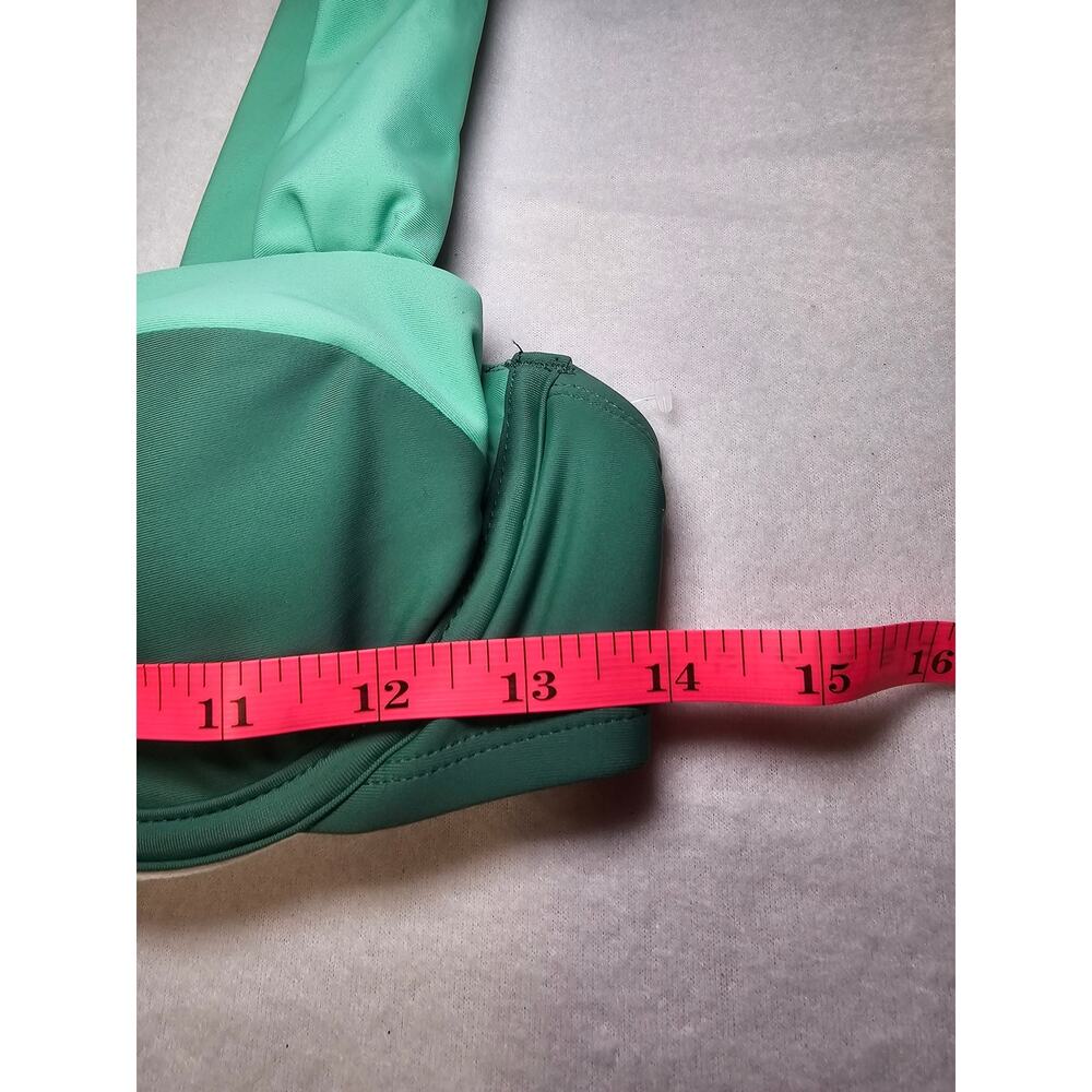 Cupshe Bikini Top Green Size Medium - Picture 2 of 5